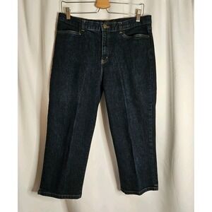 LRL Lauren Jeans Co Classic Midcalf Womens Size‎ 10 Ralph Lauren Dark Wash